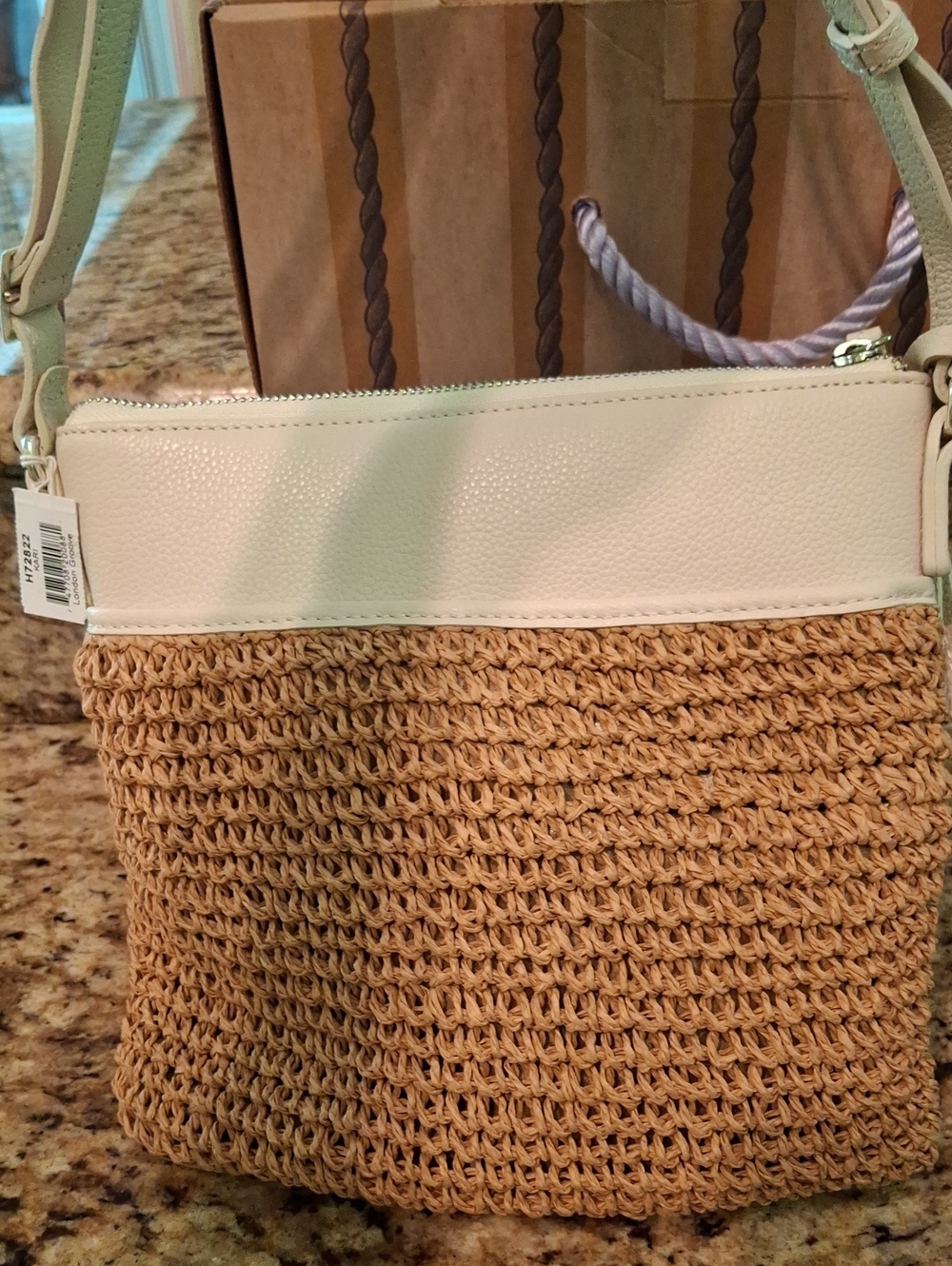 Brighton Woven Kari Crossbody w/Heart Charm-NIB W/Tags!!! - Picture 5 of 11